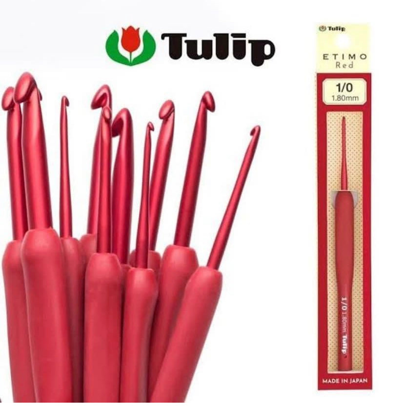 Tulip Etimo Rosso Crochet Uncinetto Con Presa Cuscino Set (TED-001e)