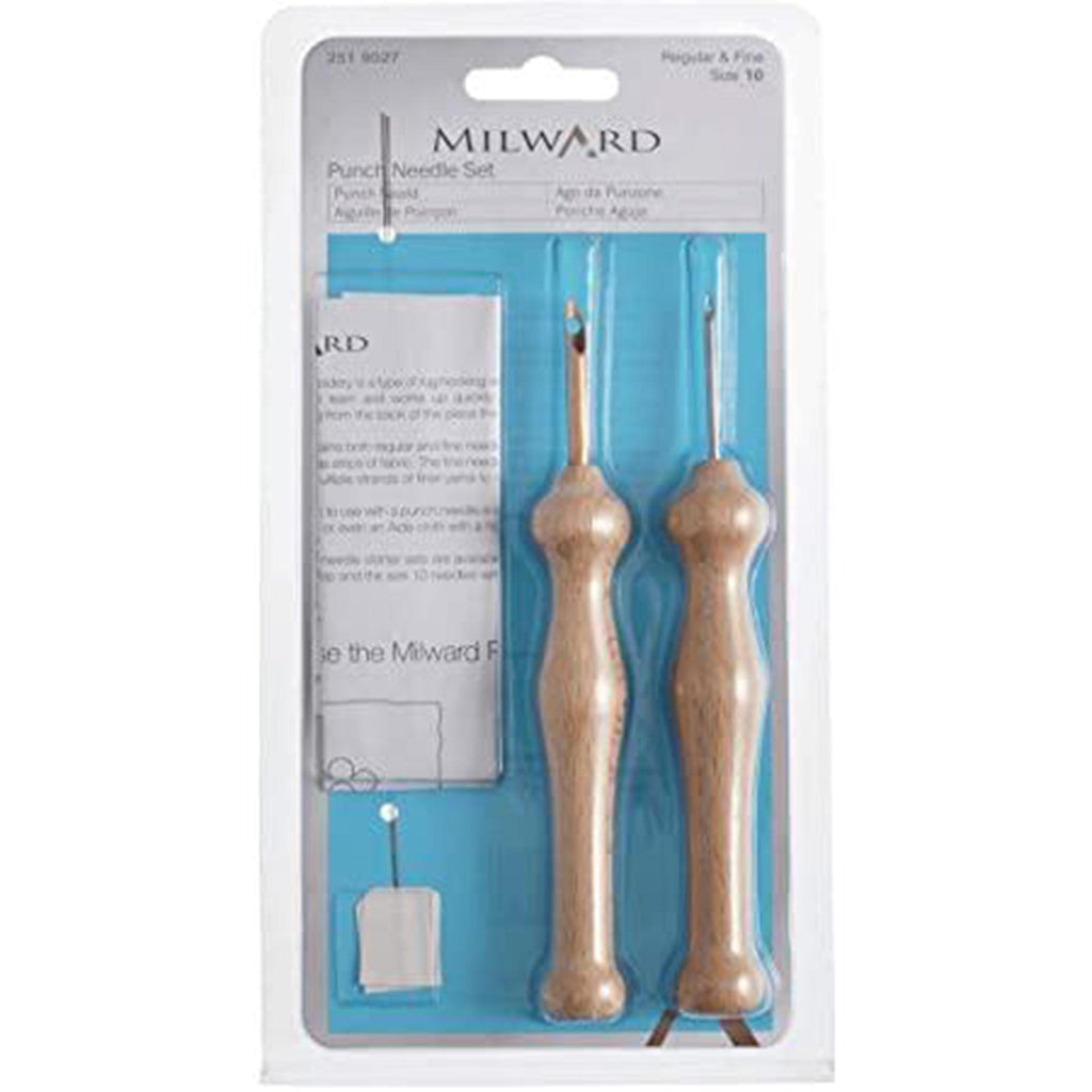 minihobievi İğne Milward Punch Needle - Ahşap Set