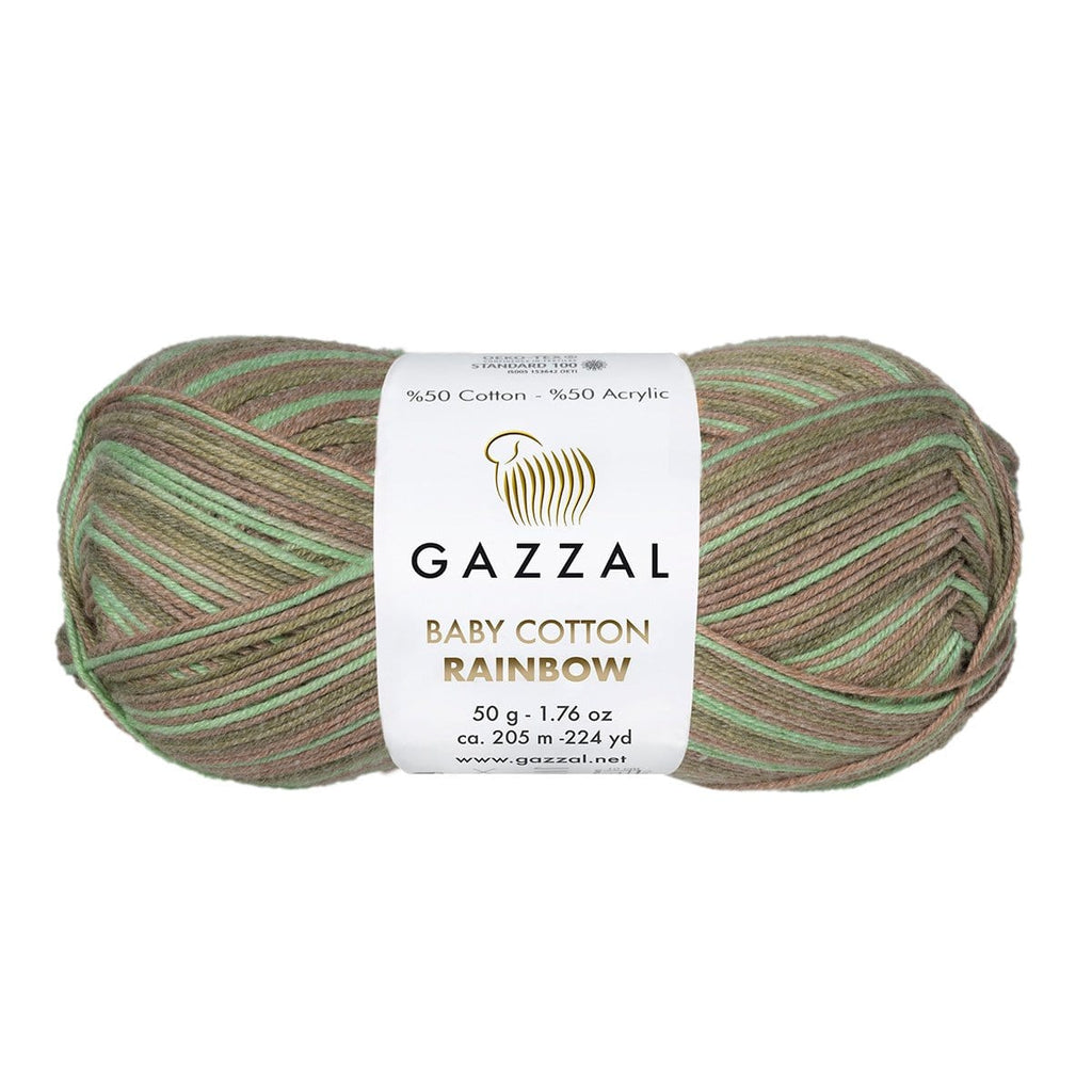 minihobievi ip,amigurumi ipleri 478 Gazzal Baby Cotton Rainbow