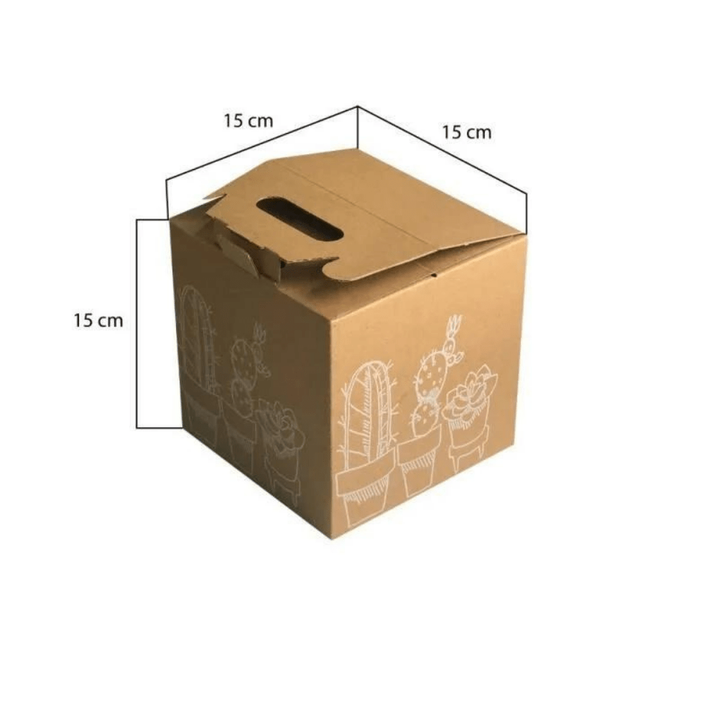 minihobievi Paketleme Malzemeleri Özel Kapak Karton Kutu 15x15x15 cm