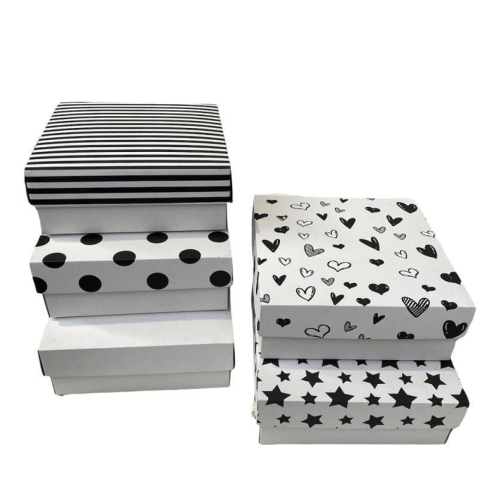 minihobievi Paketleme Malzemeleri Kapaklı Beyaz E Ticaret Kargo Kutusu - 25x25x9 cm